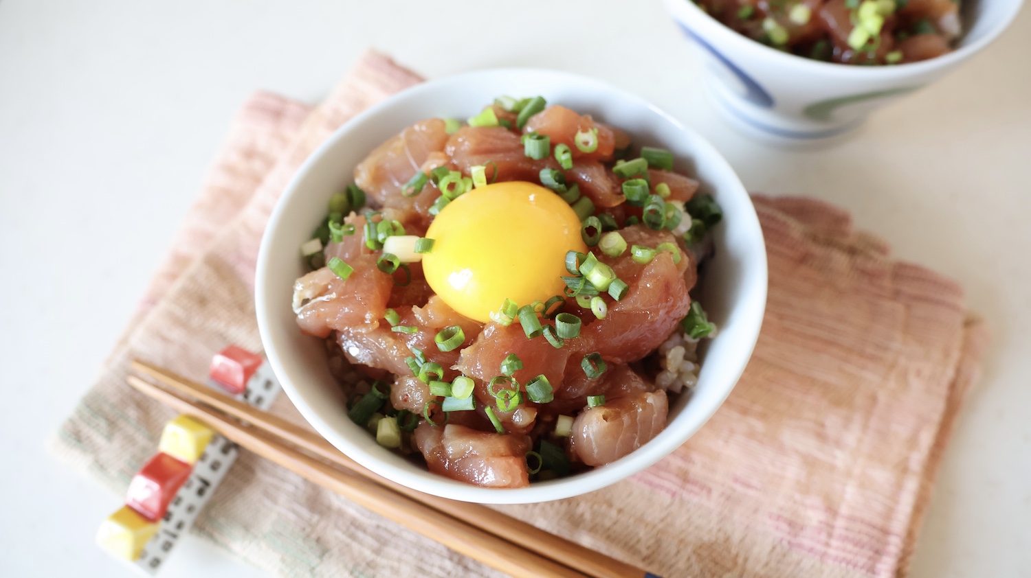 「マグロ丼」の減塩レシピ