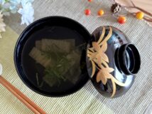 腎臓病食の管理栄養士監修・低たんぱくレシピ「爽やか 減塩 大根と青じそのお吸い物」