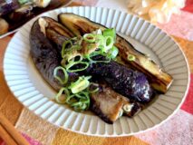 無添加の「 焼きなすのおかかぽん酢」の減塩レシピ